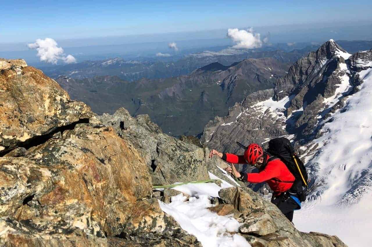 Bergsteigen in den Alpen